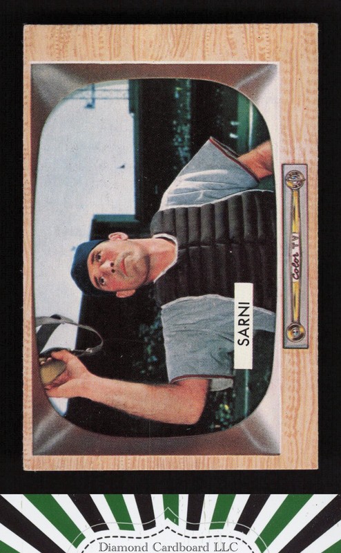 1955 Bowman #30 Bill Sarni VGEX+, front