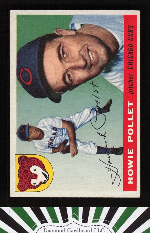 1955 Topps #76 Howie Pollet VG+ c, front