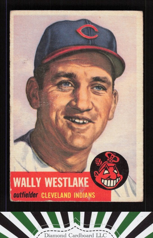 1953 Topps #192 Wally Westlake VG b, front
