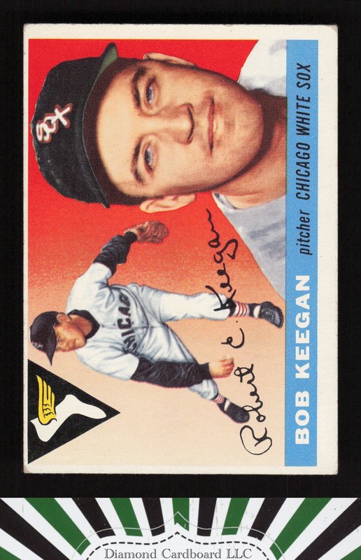 1955 Topps #10 Bob Keegan VGEX f, front