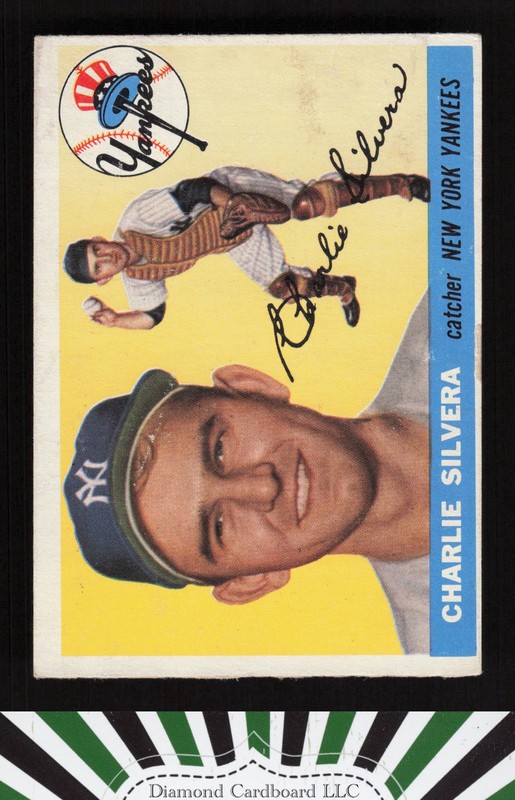 1955 Topps #188 Charlie Silvera GD c, front