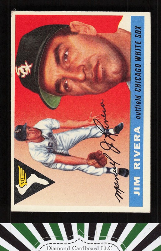1955 Topps #58 Jim Rivera VGEX c, front