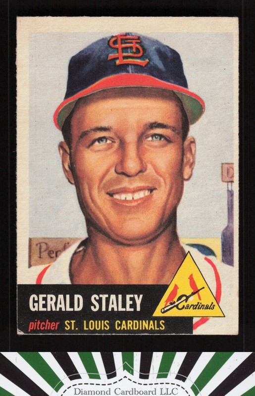 1953 Topps #56 Gerald Staley VGEX c, front