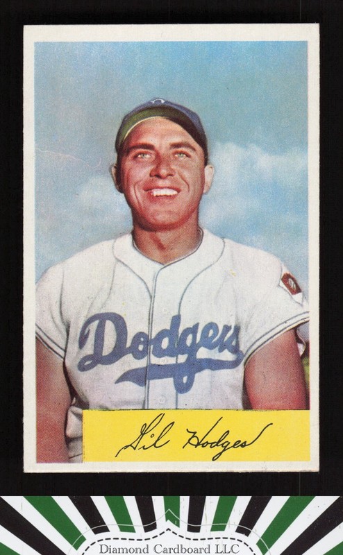 1954 Bowman #138 Gil Hodges EXMT+, front