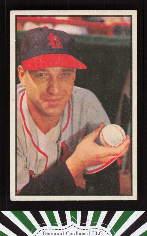 1953 Bowman Color #17 Jerry Staley VGEX [CENTERED] a, front