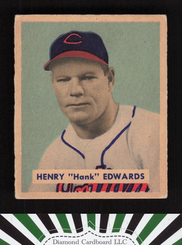 1949 Bowman #136 Henry "Hank" Edwards VG [NICELY CENTERED] a, front