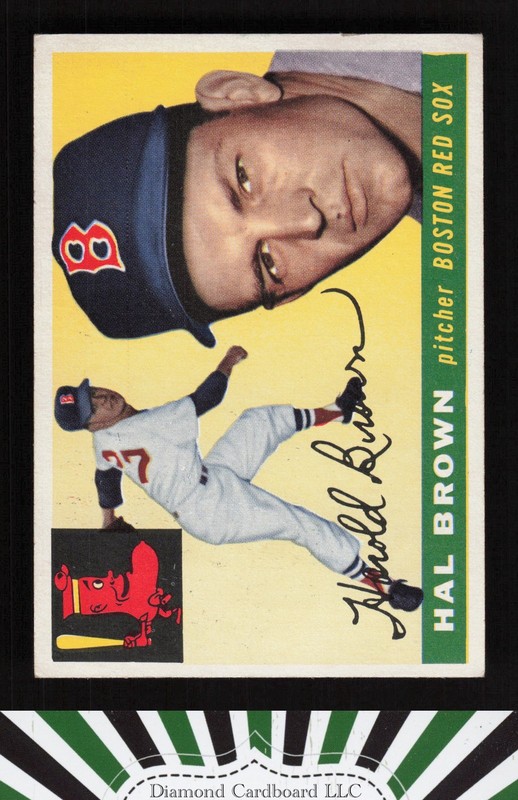 1955 Topps #148 Hal Brown VGEX+ [NICELY CENTERED] j, front