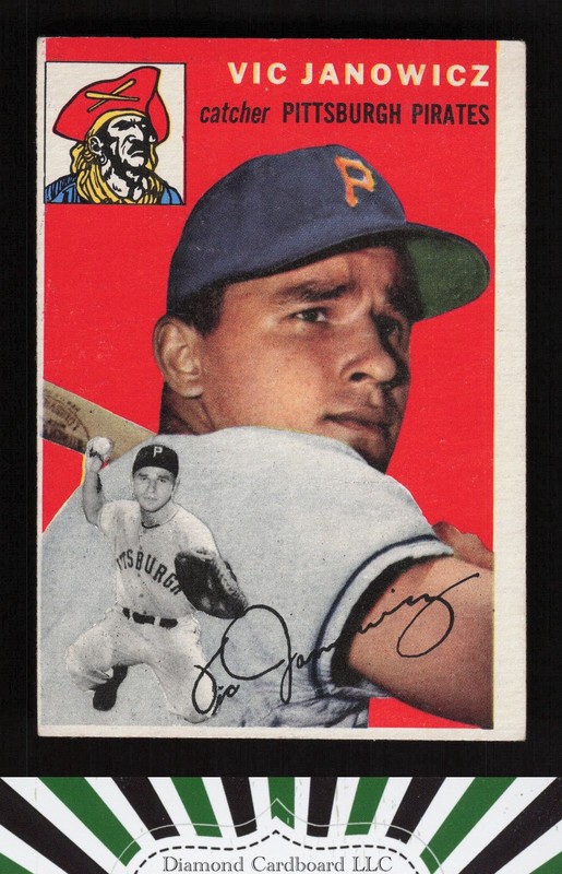 1954 Topps #16 Vic Janowicz VGEX f, front