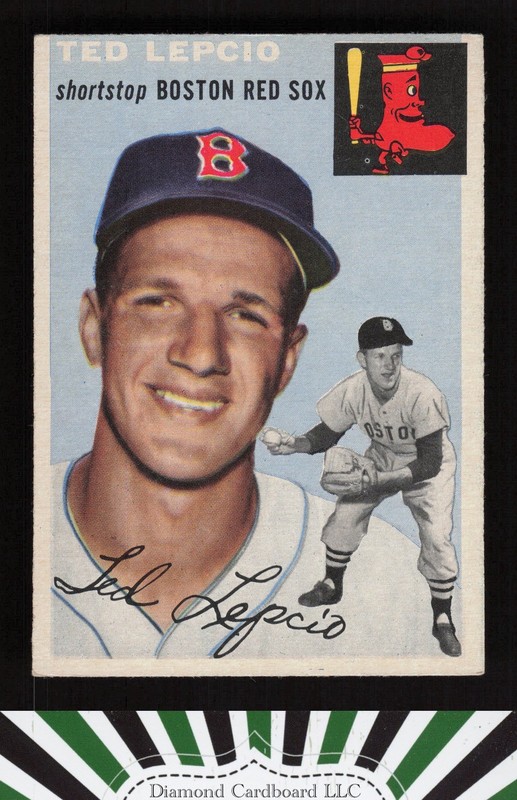 1954 Topps #66 Ted Lepcio VGEX+ i, front