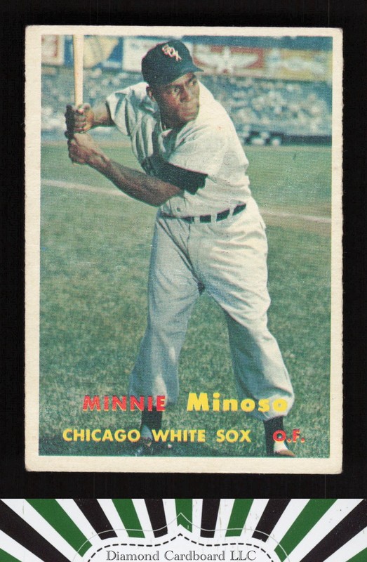 1957 Topps #138 Minnie Minoso VG+ i, front