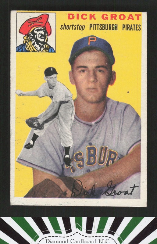 1954 Topps #43 Dick Groat GD+ k, front