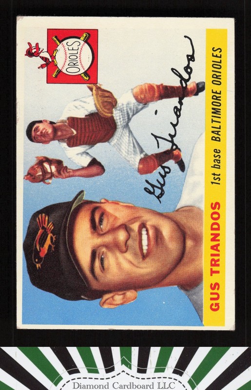 1955 Topps #64 Gus Triandos VG+ b, front