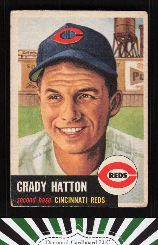 1953 Topps #45 Grady Hatton GD a, front