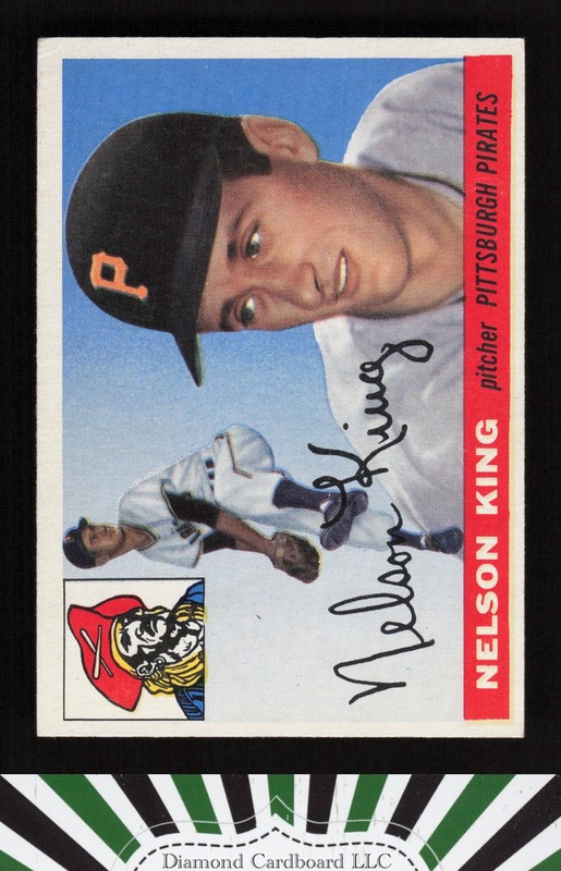 1955 Topps #112 Nelson King VGEX+ j, front