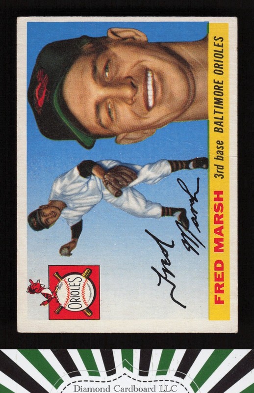 1955 Topps #13 Fred Marsh VG e, front