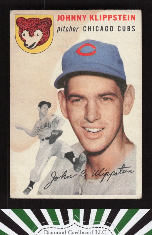 1954 Topps #31 Johnny Klippstein VG (ST) j, front