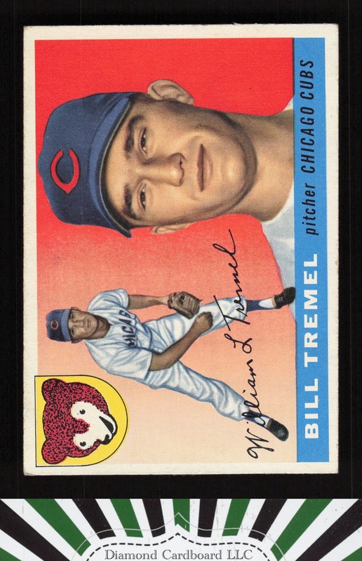 1955 Topps #52 Bill Tremel VGEX+ m, front