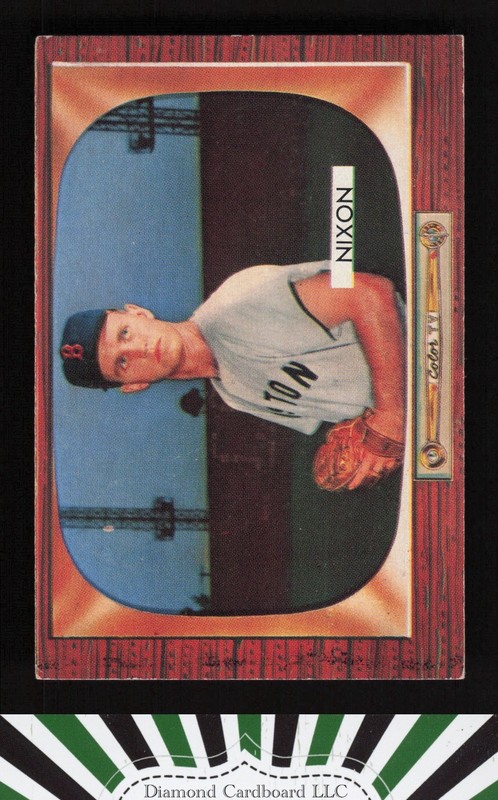1955 Bowman #177 Willard Nixon VG, front