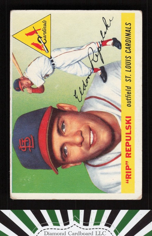 1955 Topps #55 Rip Repulski GD k, front