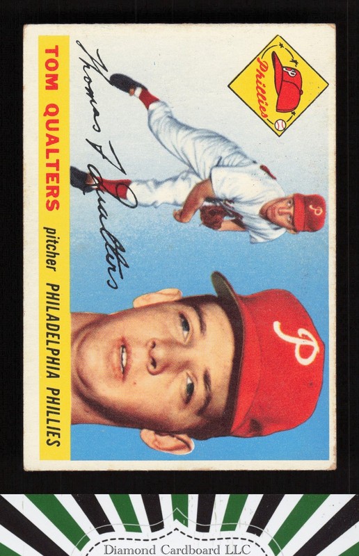 1955 Topps #33 Tom Qualters VGEX c, front