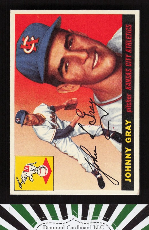 1955 Topps #101 Johnny Gray VGEX [CENTERED] s, front