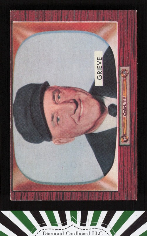 1955 Bowman #275 William T. Grieve VGEX, front