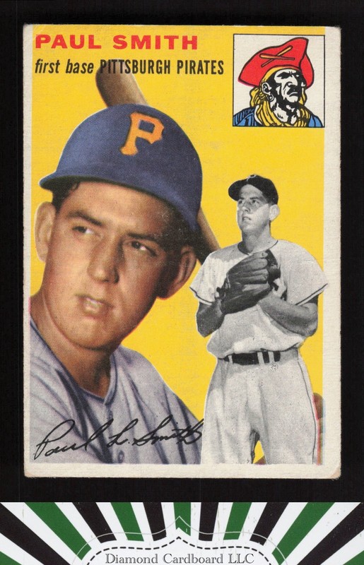 1954 Topps #11 Paul Smith VG+ j, front