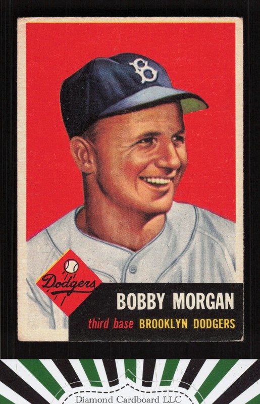 1953 Topps #85 Bobby Morgan VG c, front