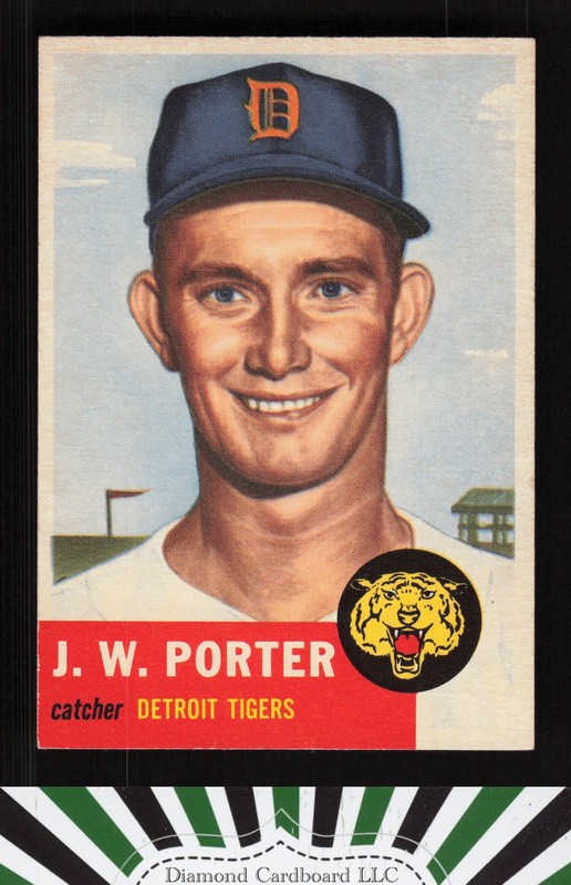 1953 Topps #211 J.W. Porter EX [LOOKS STUNNING] f, front