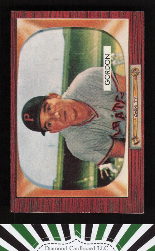 1955 Bowman #163 Sid Gordon EX, front