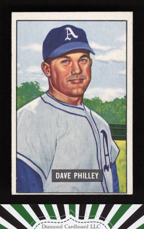 1951 Bowman #297 Dave Philley EX, front