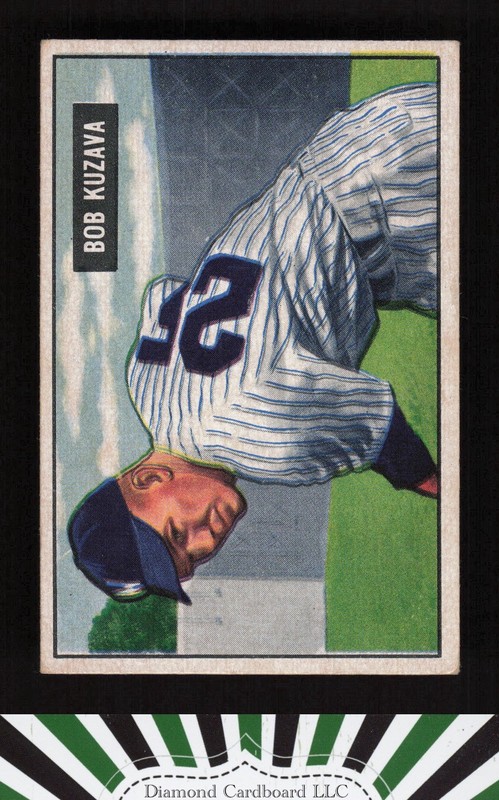 1951 Bowman #97 Bob Kuzava VGEX, front