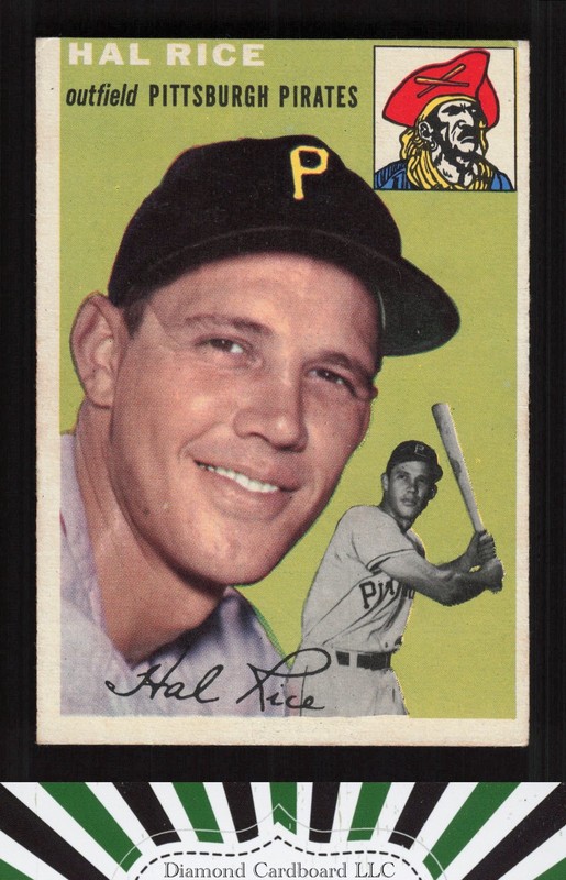 1954 Topps #95 Hal Rice VG+ j, front