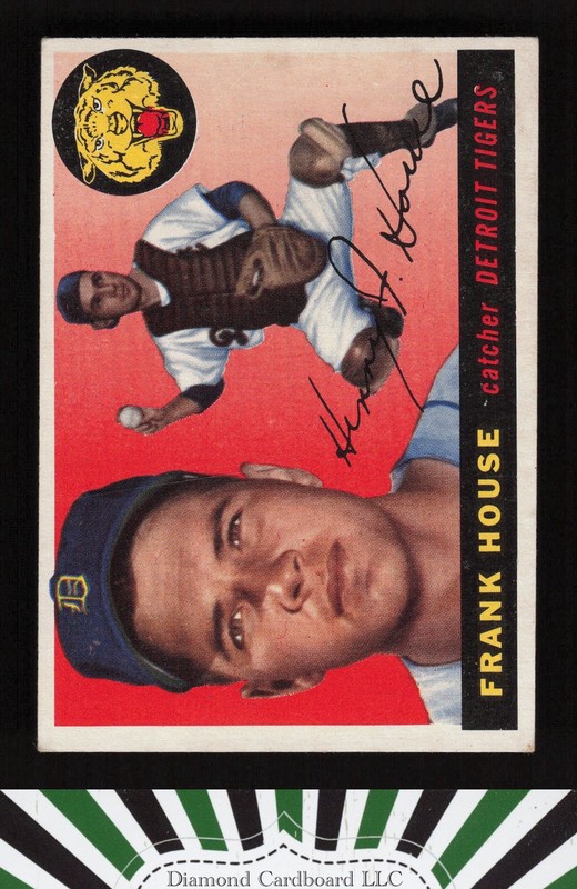 1955 Topps #87 Frank House VGEX+ c, front
