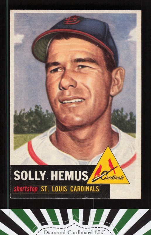 1953 Topps #231 Solly Hemus EX+ h, front