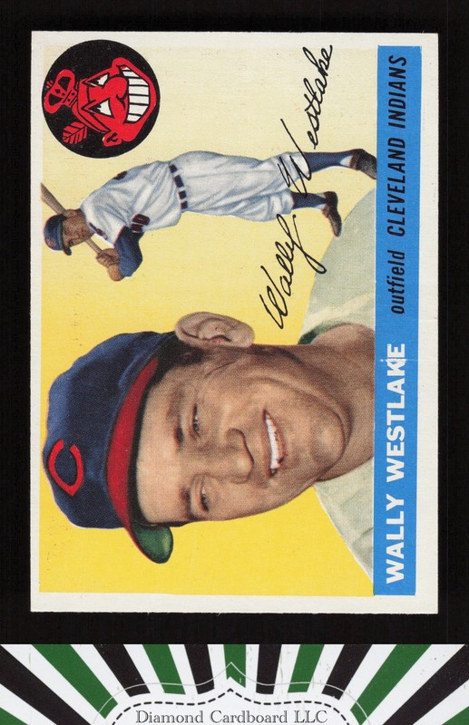 1955 Topps #102 Wally Westlake GD f, front