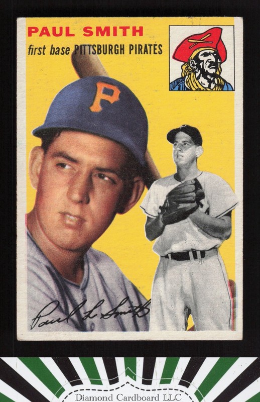 1954 Topps #11 Paul Smith VGEX+ k, front