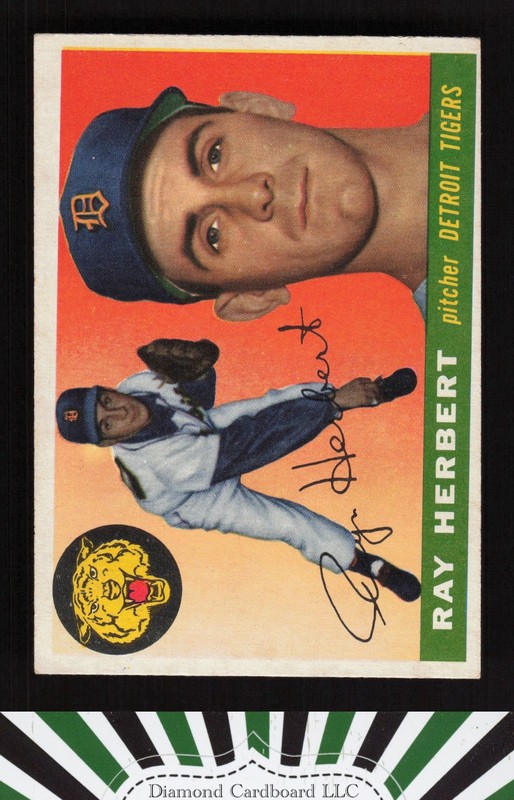 1955 Topps #138 Ray Herbert VGEX n, front