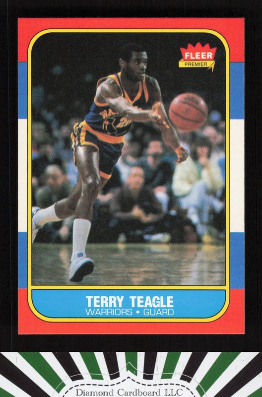 1986-87 Fleer #107 Terry Teagle NM, front