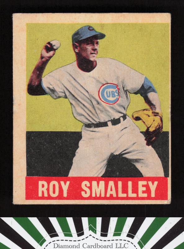 1948-49 Leaf #77 Roy Smalley VGEX a, front