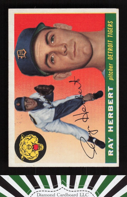 1955 Topps #138 Ray Herbert EX j, front