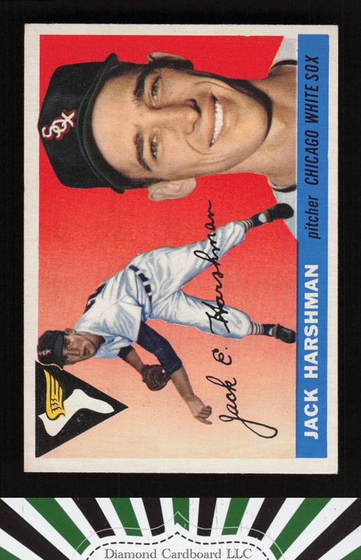 1955 Topps #104 Jack Harshman EX l, front