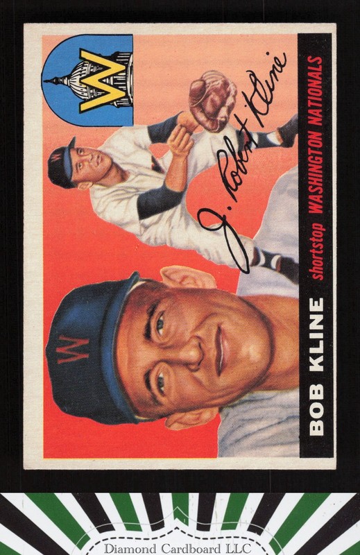 1955 Topps #173 Bob Kline VGEX+ k, front