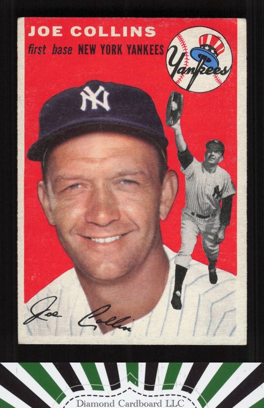 1954 Topps #83 Joe Collins VG+ m, front
