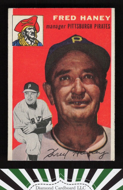 1954 Topps #75 Fred Haney VGEX (MC) j, front