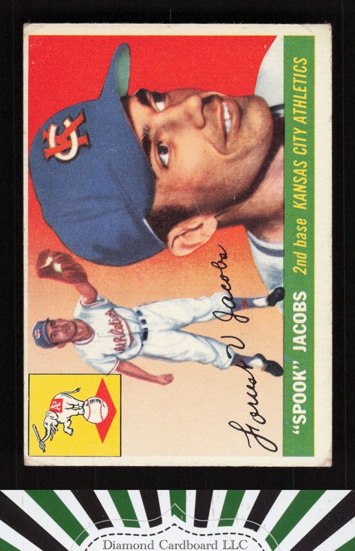 1955 Topps #61 Spook Jacobs VG c, front