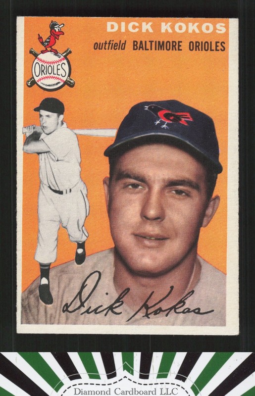 1954 Topps #106 Dick Kokos EX+ h, front