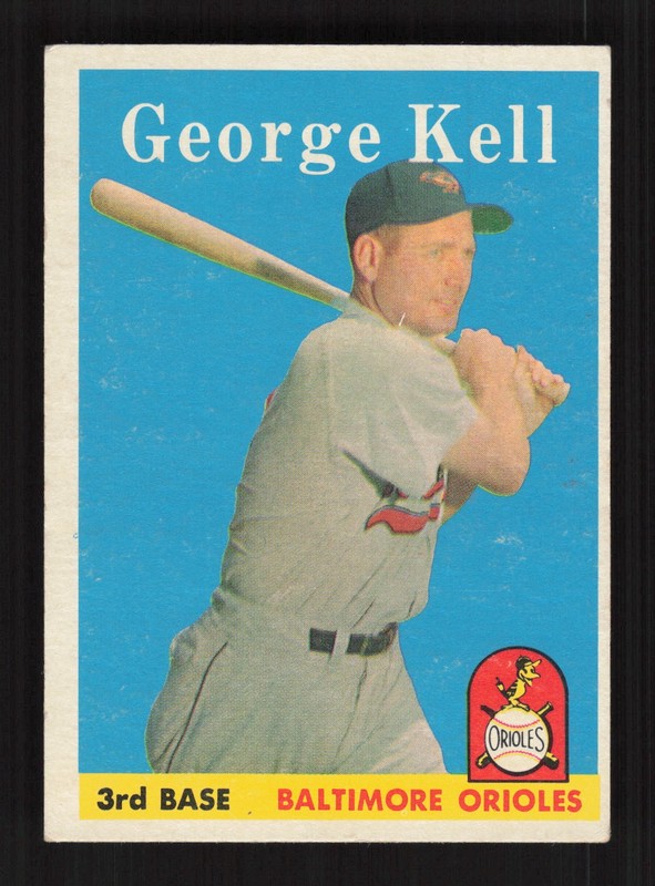 1958 Topps #40 George Kell VGEX i, front