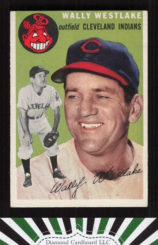 1954 Topps #92 Wally Westlake EX+ k, front