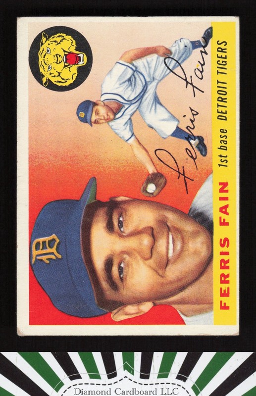 1955 Topps #11 Ferris Fain VG+ i, front